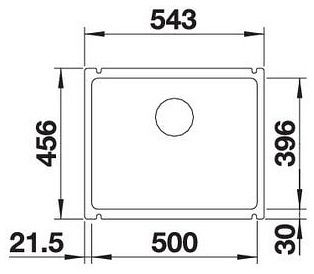 Мийка Blanco SUBLINE 500-U кераміка 523734