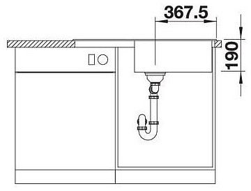 Мийка Blanco LEGRA XL 6 S 523326