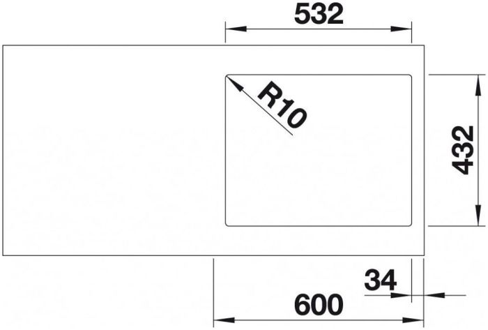 Мийка Blanco SUBLINE 500-IF SteelFrame 524110