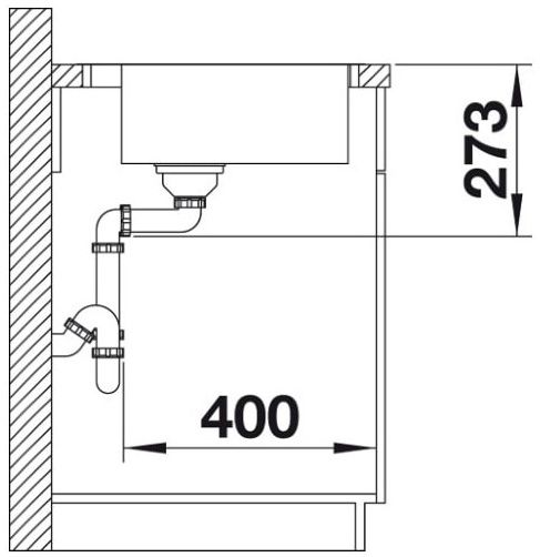 Мийка Blanco ZEROX 400-IF 523097