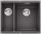 Мийка Blanco SUBLINE 340/160-U темна скеля