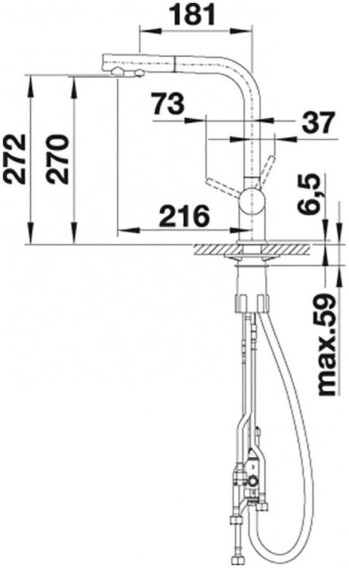 Змішувач Blanco FONTAS-S II 525205