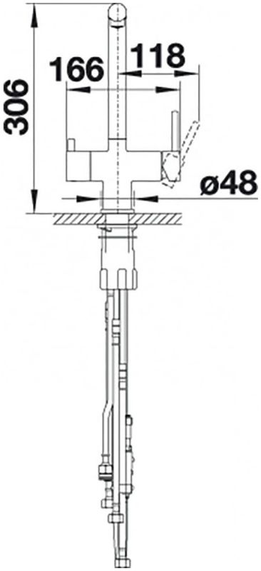 Змішувач Blanco FONTAS-S II 525205