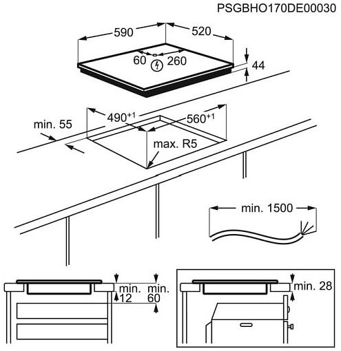 Варильна поверхня Electrolux IPEV644RBC