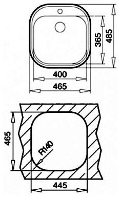 Мийка Teka 10107026 STYLO 1B