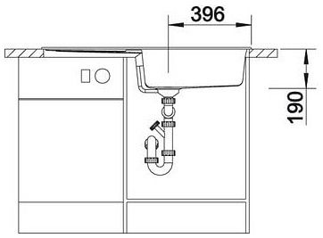 Мийка Blanco METRA XL 6 S 525931