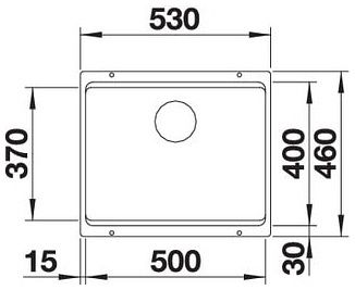 Мийка Blanco ETAGON 500-U 525887
