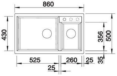 Мийка Blanco METRA 9 525936