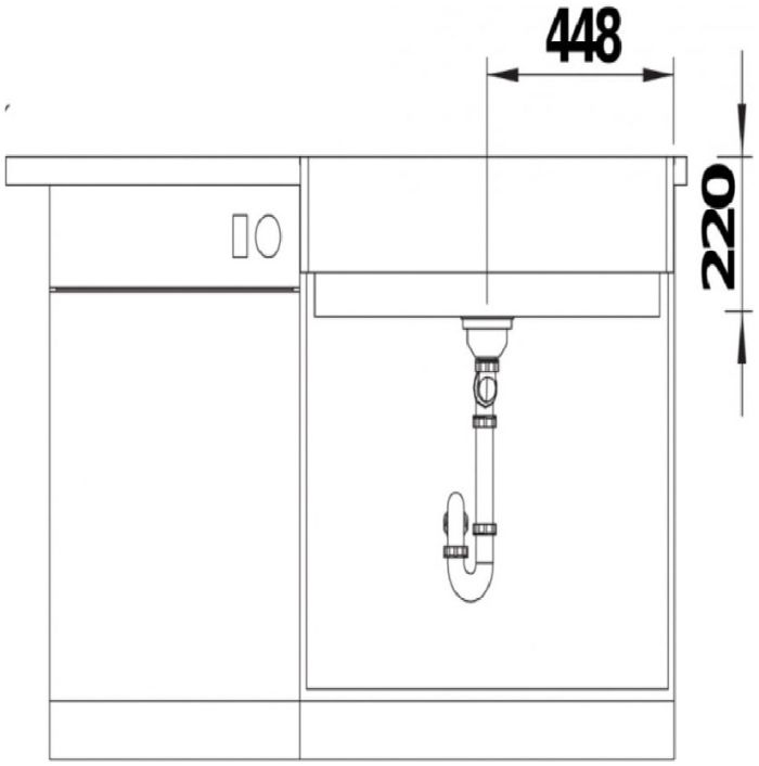 Мийка Blanco VINTERA XL 9-UF 526101