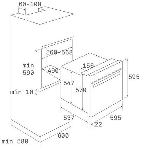 Духова шафа Teka HSB 630 WH 41560131
