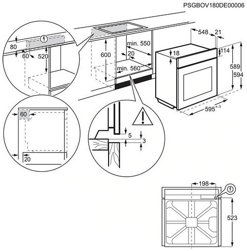 Духова шафа Electrolux OPEB2320V