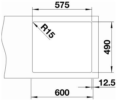 Мийка Blanco ANDANO 340/180-IF/A 525247