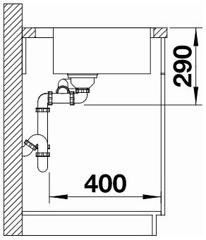 Мийка Blanco ANDANO 340/180-IF/A 525247