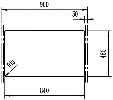 Мийка Teka STONE 90 B-TG 2 B 115260002