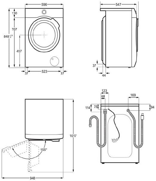 Пральна машина Electrolux EW7WO368SU