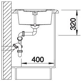 Мийка Blanco METRA 5 S 527109