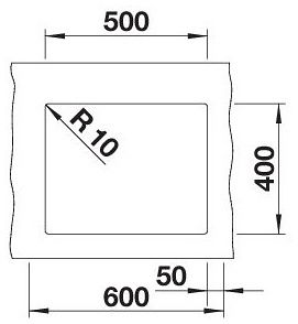 Мийка Blanco ROTAN 500-U 527146