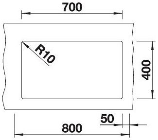Мийка Blanco SUBLINE 700-U 527173