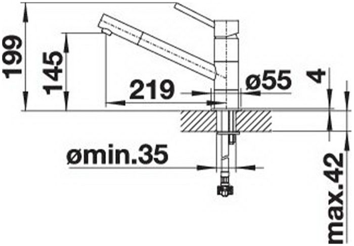 Змішувач Blanco KANO 526951