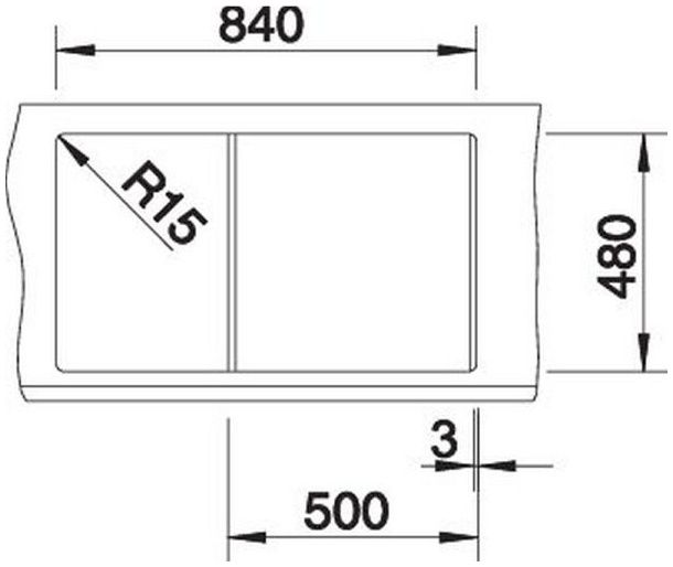 Мийка Blanco METRA 5 S 527292