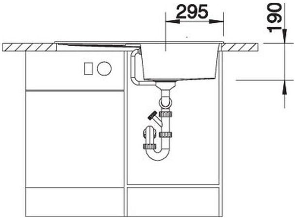 Мийка Blanco METRA 5 S 527292