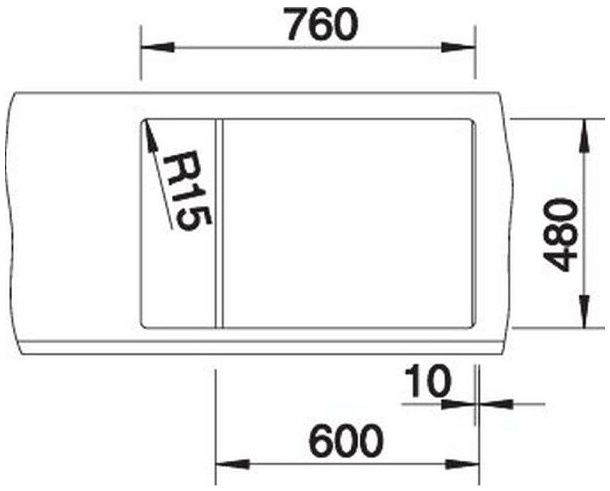 Мийка Blanco METRA 6 S Compact 527297