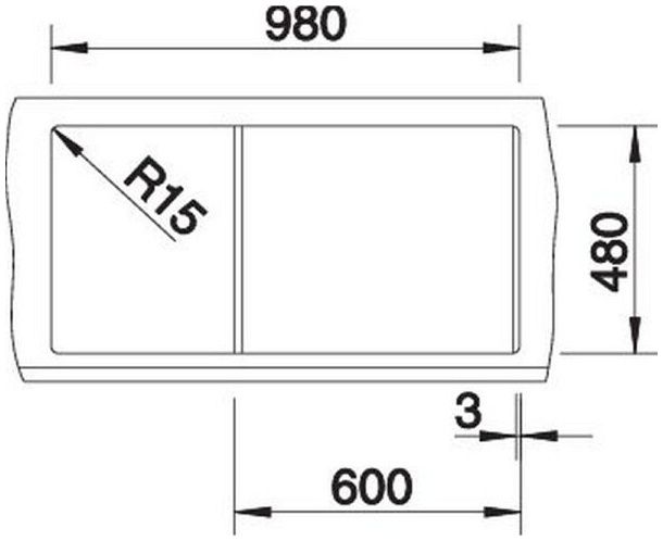 Мийка Blanco METRA 6 S 527299