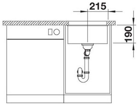 Мийка Blanco ROTAN 400-U 527328