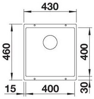 Мийка Blanco ROTAN 400-U 527328