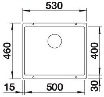 Мийка Blanco ROTAN 500-U 527329
