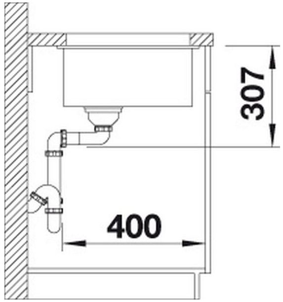 Мийка Blanco SUBLINE 500-U 527353