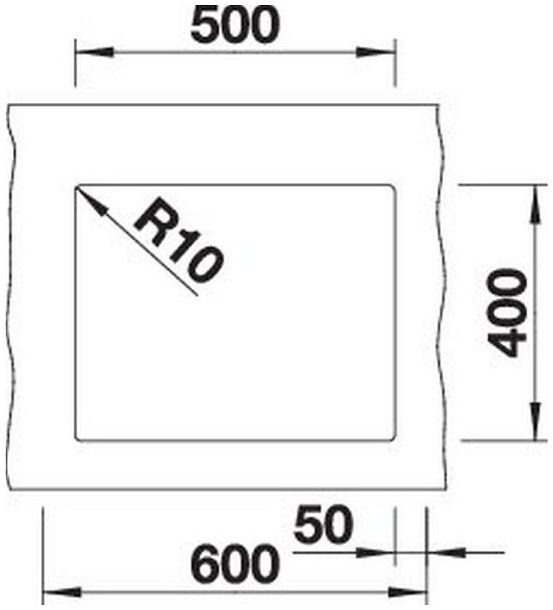 Мийка Blanco SUBLINE 500-U 527353