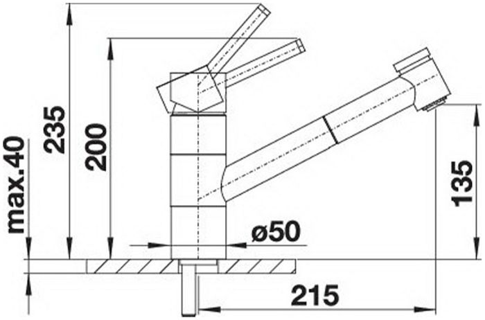 Змішувач Blanco TIVO-S 526977