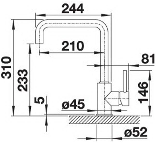 Змішувач Blanco MILI 527460