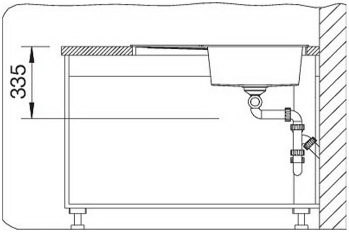 Мийка Blanco METRA 9 E 526798