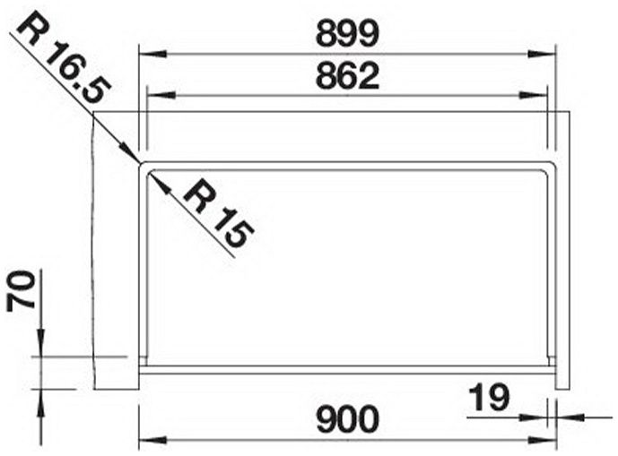 Мийка Blanco VINTERA XL 9-UF 526803