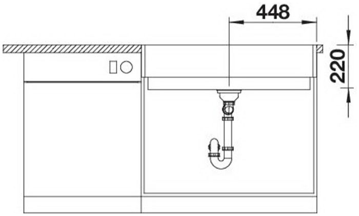 Мийка Blanco VINTERA XL 9-UF 526803