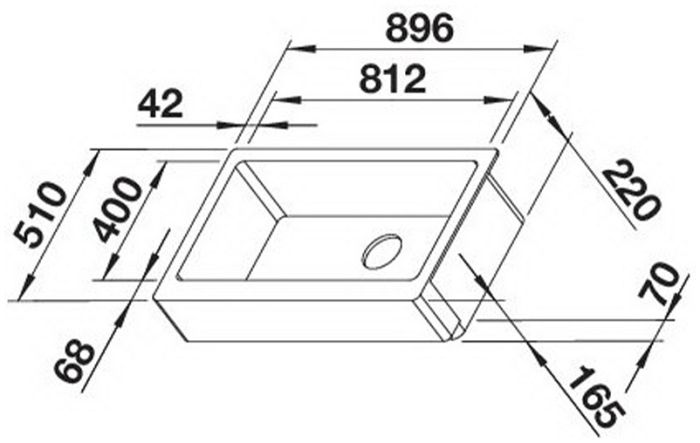 Мийка Blanco VINTERA XL 9-UF 526803