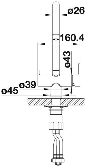 Змішувач Blanco TRIMA 526695