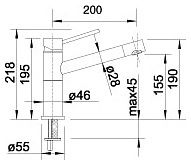 Змішувач Blanco ALTA Compact 515316