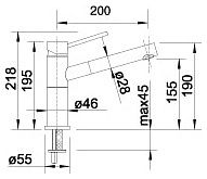 Змішувач Blanco ALTA-S Compact 515122