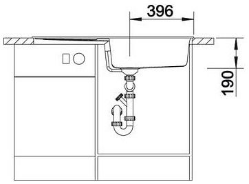 Мийка Blanco METRA XL 6 S 515286