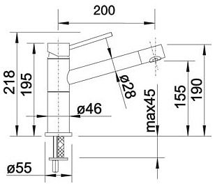 Змішувач Blanco ALTA Compact 515324