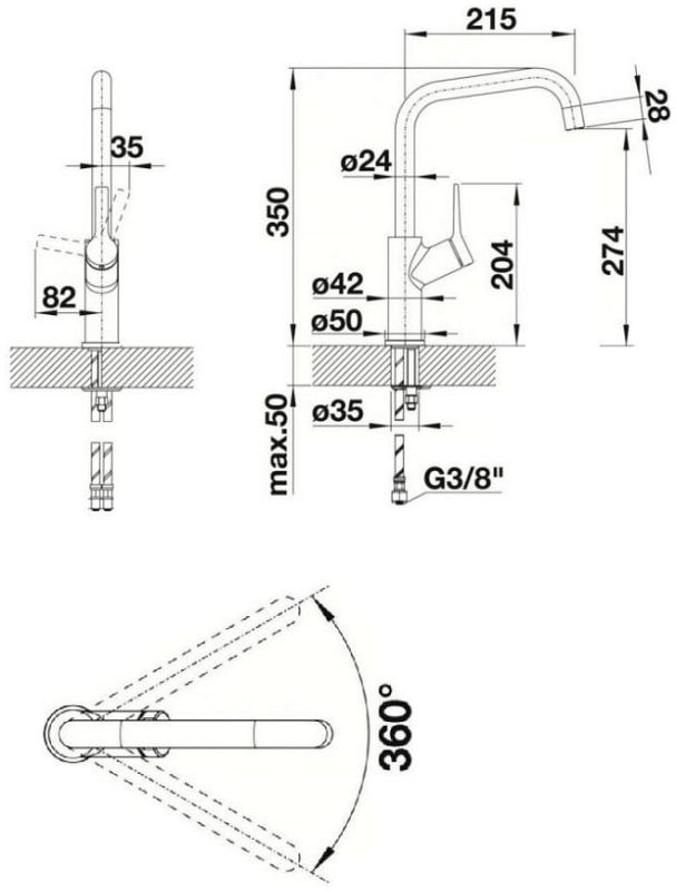 Змішувач Blanco JURENA 520764