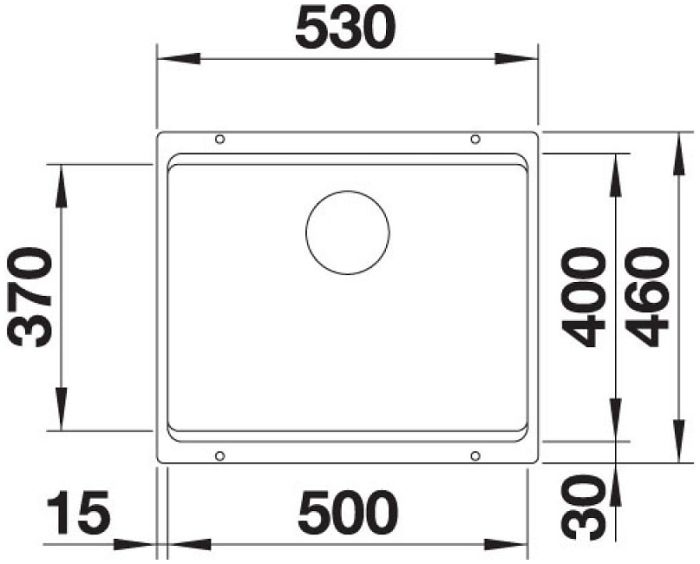 Мийка Blanco ETAGON 500-U 522227