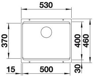 Мийка Blanco ETAGON 500-U 522231