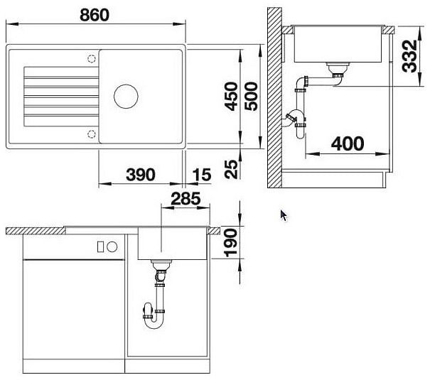 Мийка Blanco ZIA 5 S 520515