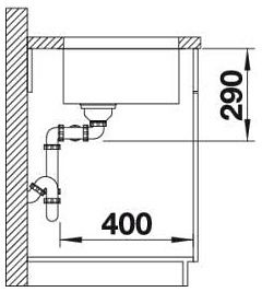 Мийка Blanco ANDANO 400/400-U 522987