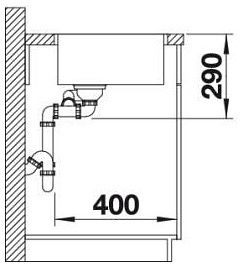Мийка Blanco ANDANO 340/180-IF 522973