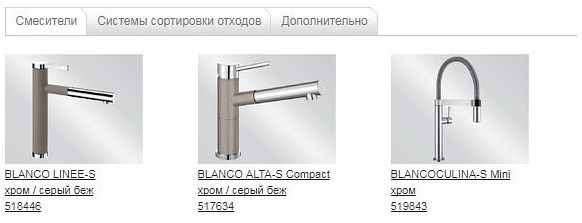 Мийка Blanco SUBLINE 500-U 523439